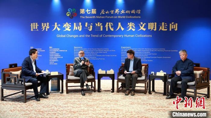 9月27日，第七屆尼山世界文明論壇首場高端對話舉行。　梁犇 攝