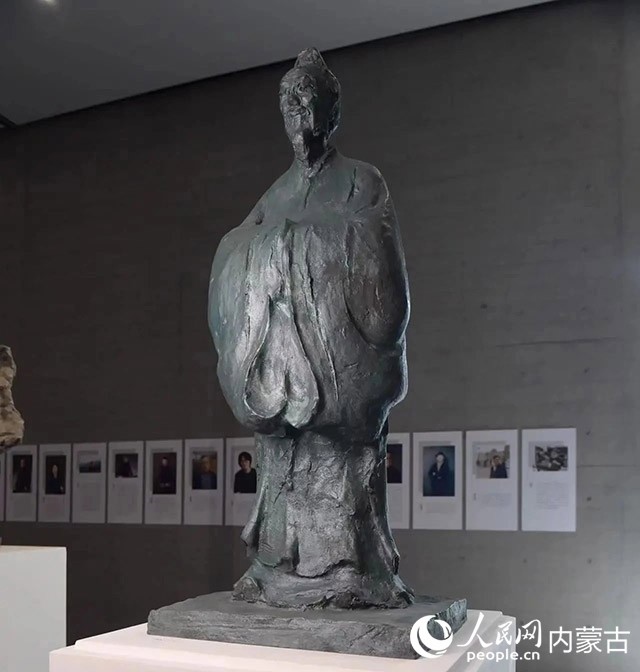 吳為山作品《管子》。實習生 楊光攝