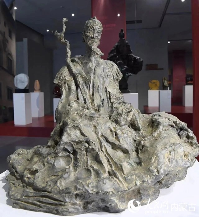 吳為山作品《莊子》。王劭凱攝