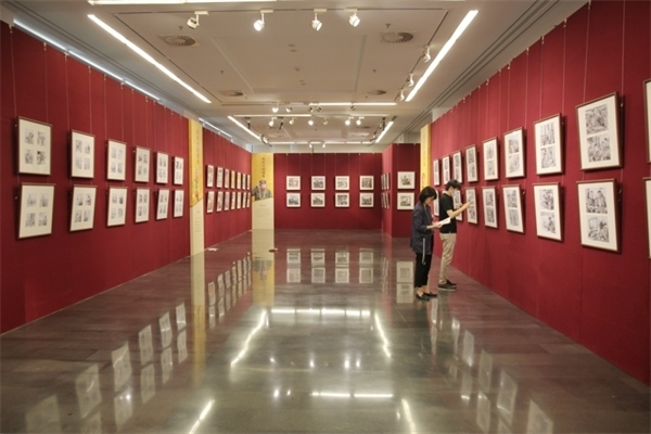 展覽現(xiàn)場。出版社供圖