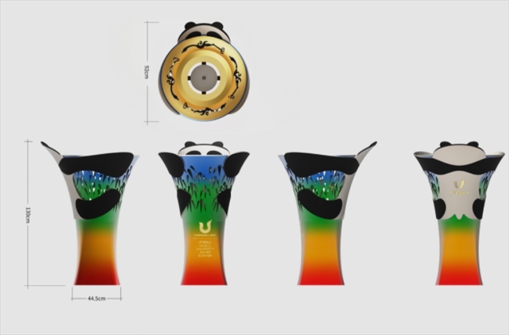 成都大運(yùn)會(huì)火種盆。圖片來(lái)源：成都大運(yùn)會(huì)官網(wǎng)