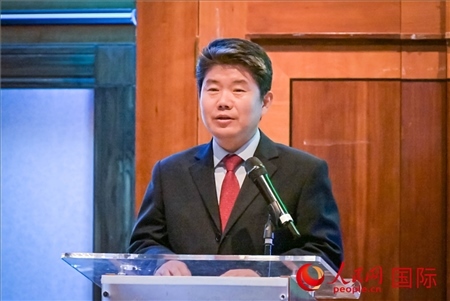 李立言致辭。人民網 郭錦標攝