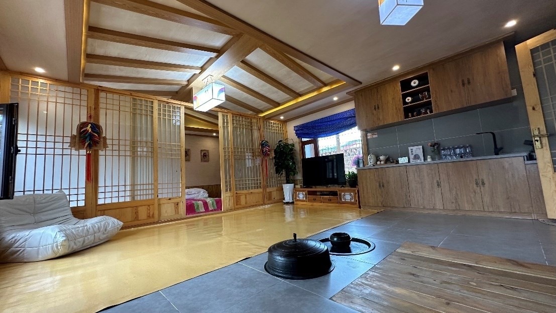 具有朝鮮族特色的民宿。人民網(wǎng)記者 金洪花 攝