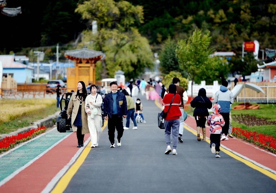 光東村干凈整潔的街區(qū)。主辦方供圖
