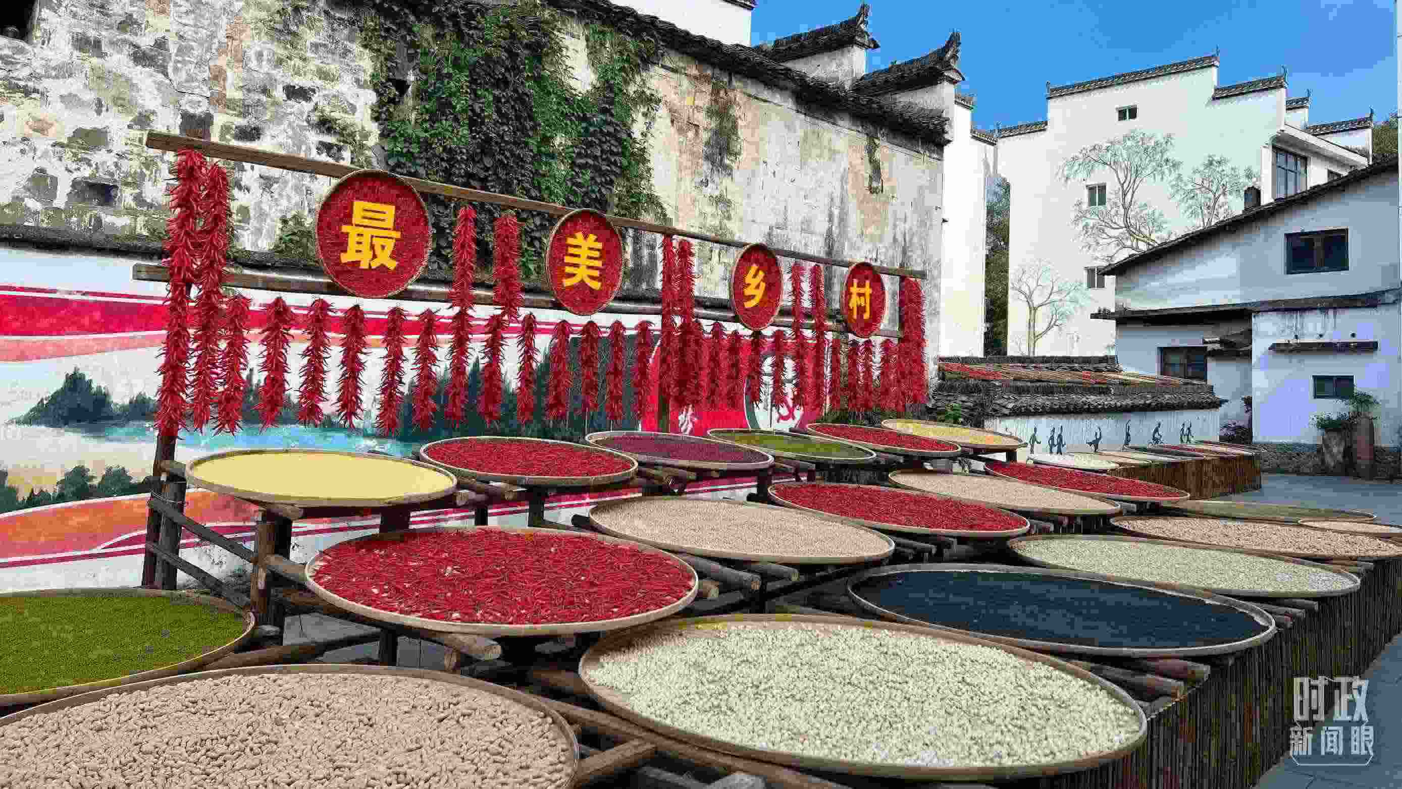 △婺源縣秋口鎮(zhèn)王村石門自然村。（總臺央視記者程鋮拍攝）