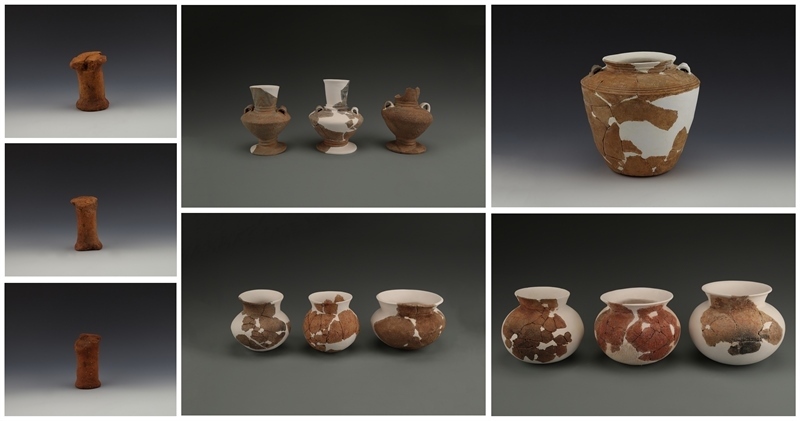 龜山遺址出土陶器。國家文物局供圖