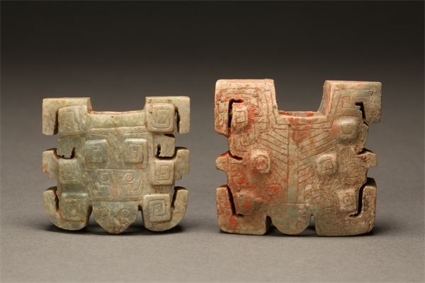 獸面形玉飾件。國家文物局供圖