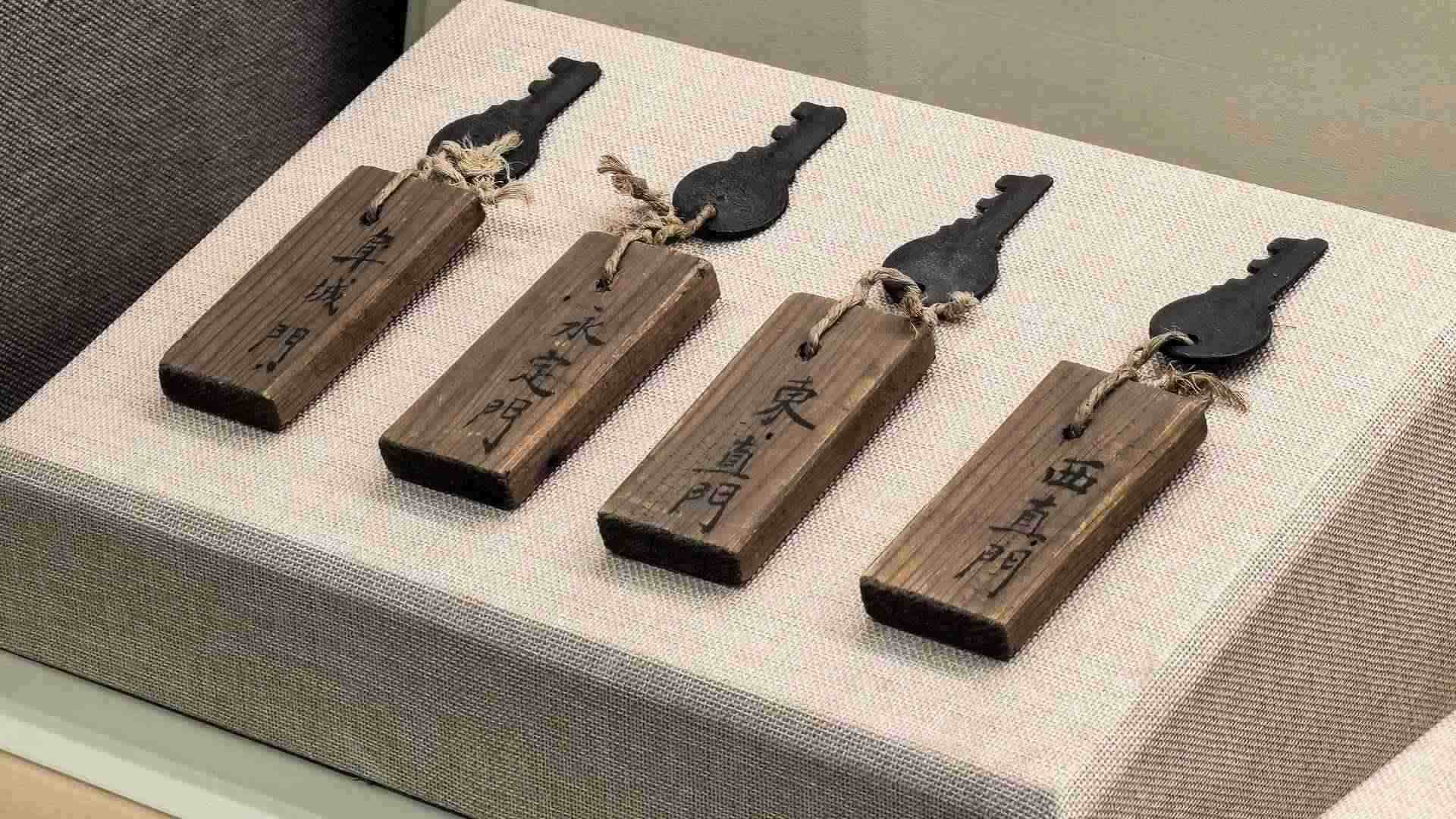 △北平城門鑰匙。（總臺央廣記者潘毅拍攝）