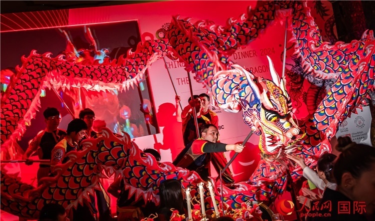 “共慶中國年 共享新機遇”破冰者新春晚宴現(xiàn)場盛況。人民網(wǎng) 郭錦標攝