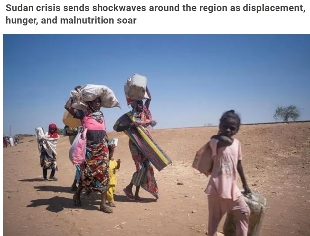 糧食危機(jī)、營養(yǎng)不良、霍亂 蘇丹人道主義危機(jī)嚴(yán)重