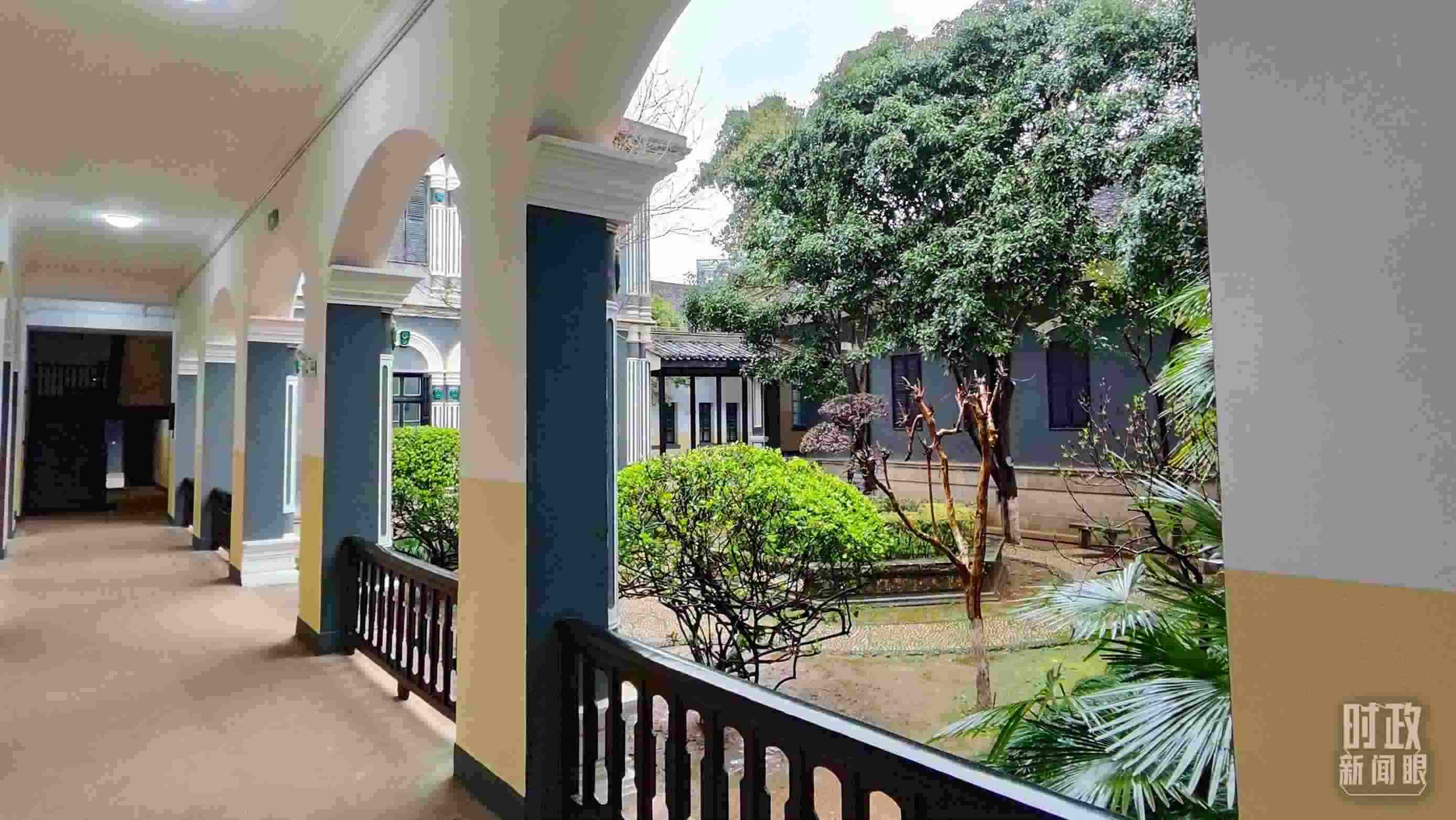 △湖南第一師范學(xué)院（城南書院校區(qū)）。（總臺(tái)央視記者覃思、郭曉龍拍攝）