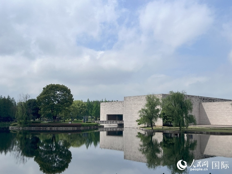 良渚博物院外觀。人民網(wǎng)記者 崔越攝