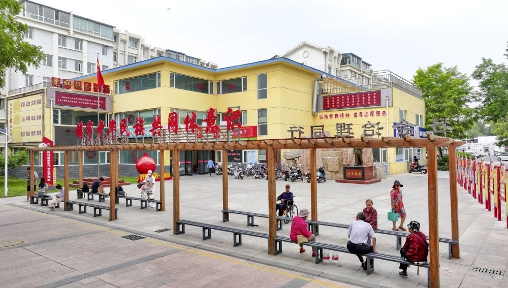 6月20日拍攝的長城花園社區(qū)一角（無人機照片）。