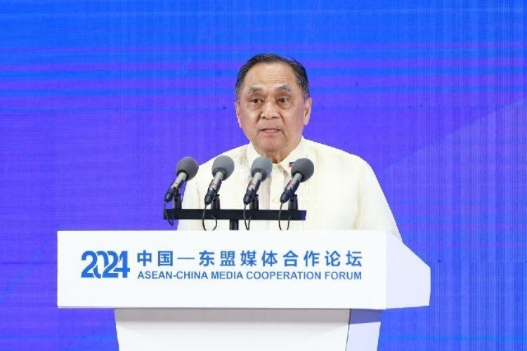 吉米致辭。中國(guó)外文局供圖