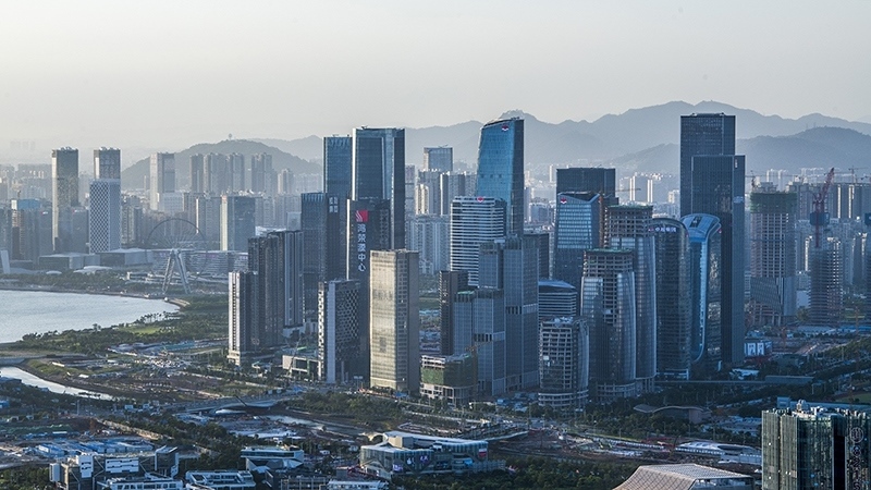 圖為深圳前海城市風(fēng)光。