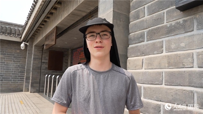 圖為德國籍游客埃里克·西伯特。人民網(wǎng)記者 吳超嵐攝