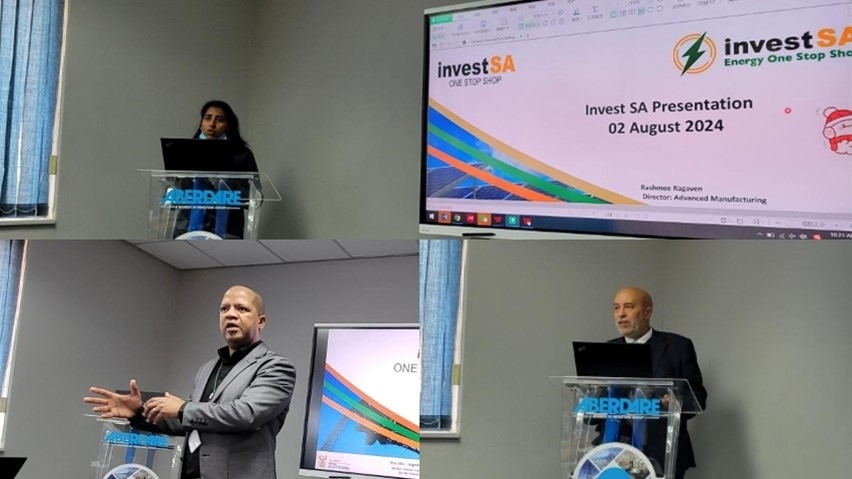 南非貿(mào)工部官員主旨演講。南中經(jīng)貿(mào)協(xié)會供圖