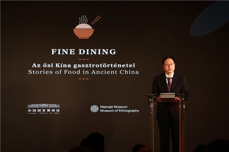 中國國家博物館副館長楊帆致辭。圖片由中國駐匈牙利大使館提供。