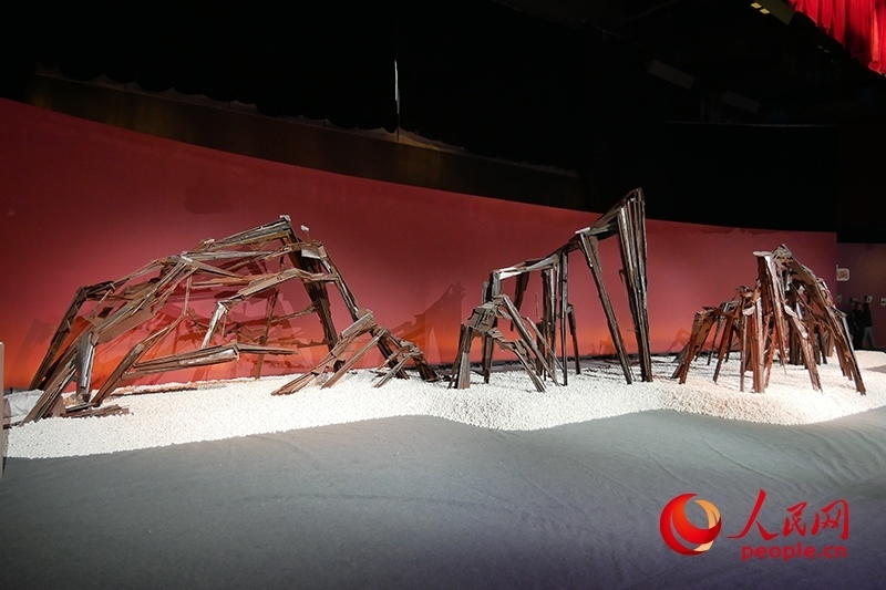 《鑄魂五岳》。人民網(wǎng)記者 韋衍行攝