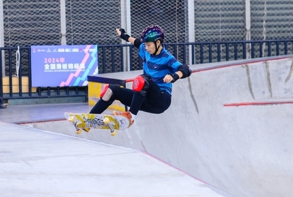 陳燁在比賽中。賽事組委會供圖