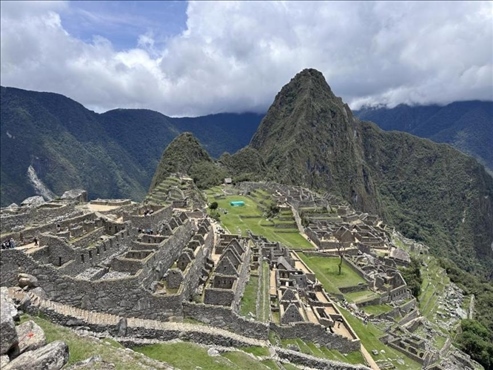 秘魯馬丘比丘古城遺址。本報(bào)記者 張朋輝 攝