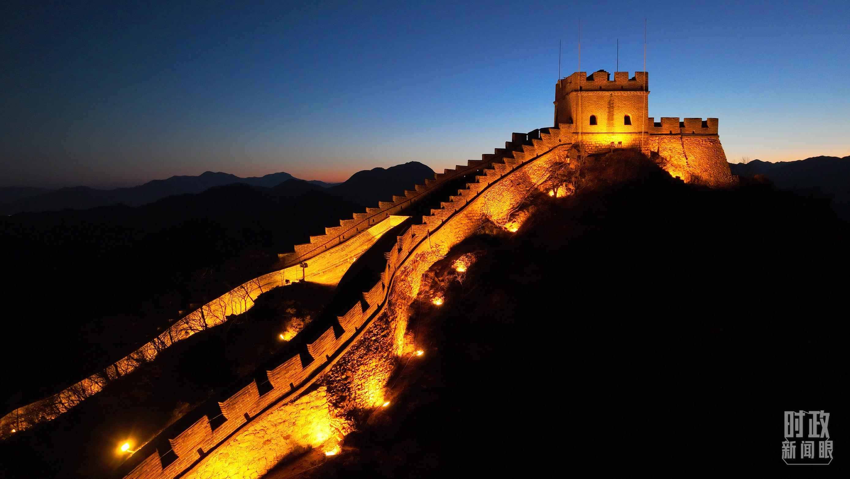 △北京居庸關(guān)長城。（總臺央視記者范凱拍攝）