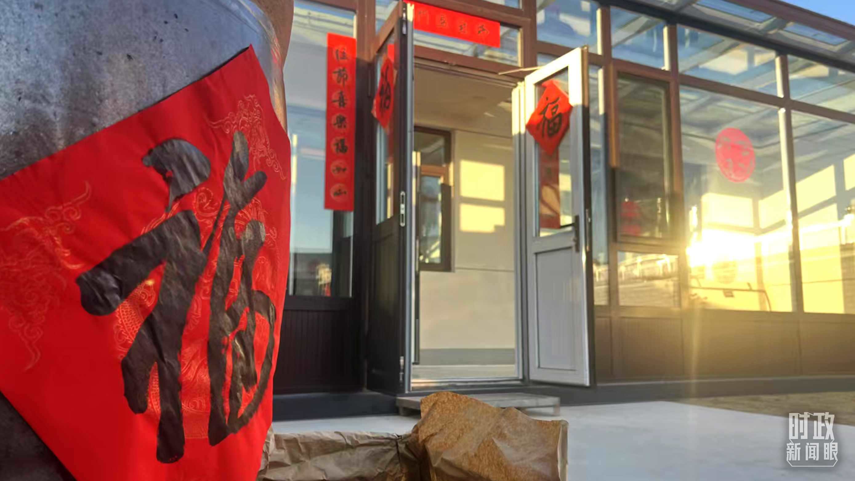 祝家溝村新居。（總臺(tái)央視記者李煒拍攝）