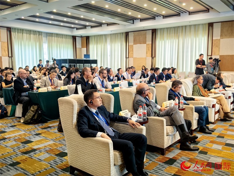 “通往COP30之路：中巴植樹造林和碳匯合作研討活動”現場。人民網記者 符園園攝