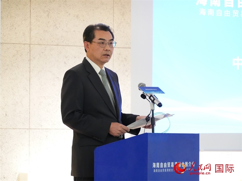 中國(guó)駐日本大使吳江浩致辭。人民網(wǎng) 許可攝